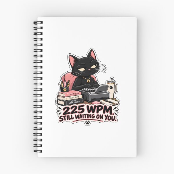 Item preview, 225 WPM Still Waiting on You – Funny Court Reporter designed and sold by InspireHerTribe.