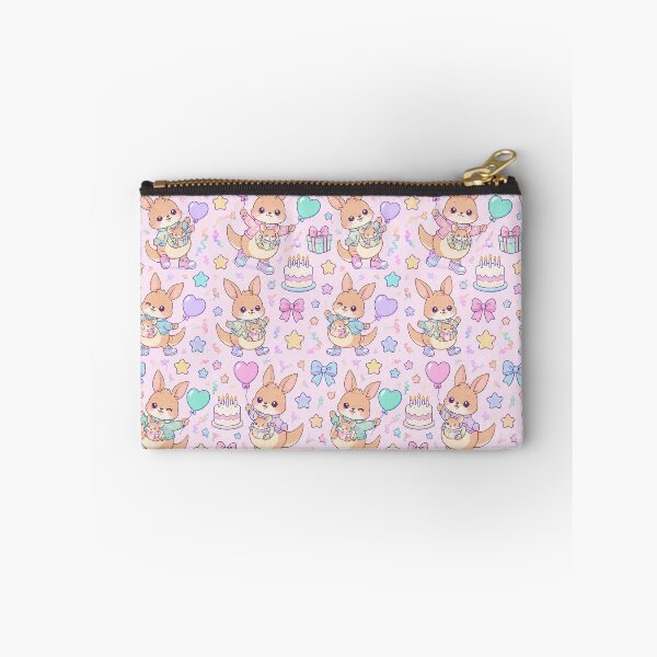 Item preview, Kawaii Birthday Baby Kangaroo Pastel Pattern designed and sold by Soft Berry Studio.