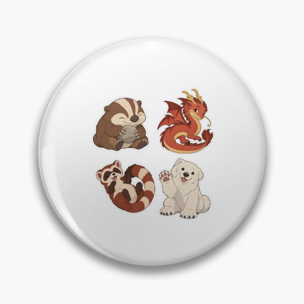 Item preview, Avatar Cute Baby Animals Fan Art Stickers designed and sold by Witcrafters.