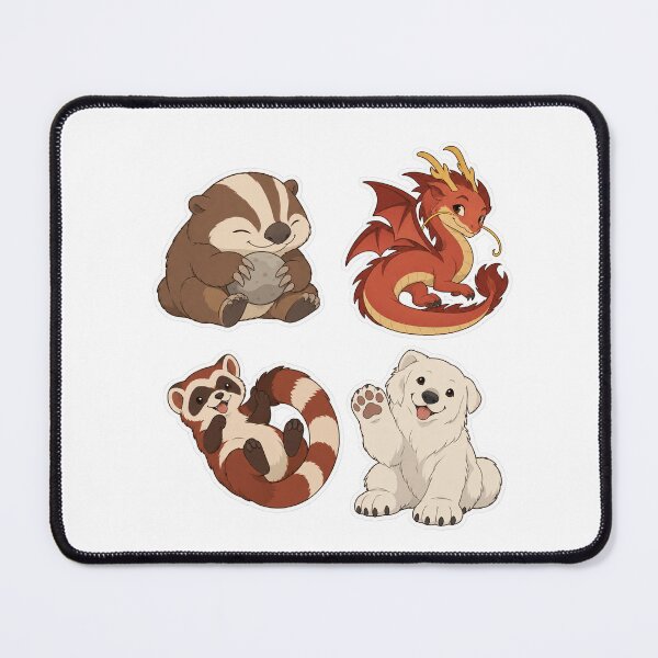Item preview, Avatar Cute Baby Animals Fan Art Stickers designed and sold by Witcrafters.