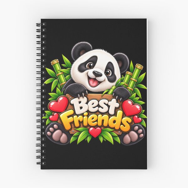 Item preview, Best Friends Panda – Cute Kawaii Panda Bear Friendship Design designed and sold by aventi24.