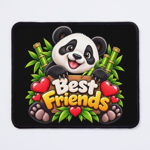 Item preview, Best Friends Panda – Cute Kawaii Panda Bear Friendship Design designed and sold by aventi24.