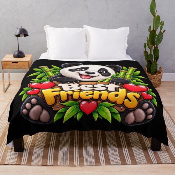 Item preview, Best Friends Panda – Cute Kawaii Panda Bear Friendship Design designed and sold by aventi24.