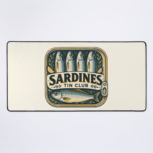 Item preview, Sardines Tin Club design with fish designed and sold by anytka.