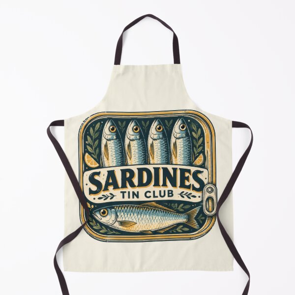 Item preview, Sardines Tin Club design with fish designed and sold by anytka.