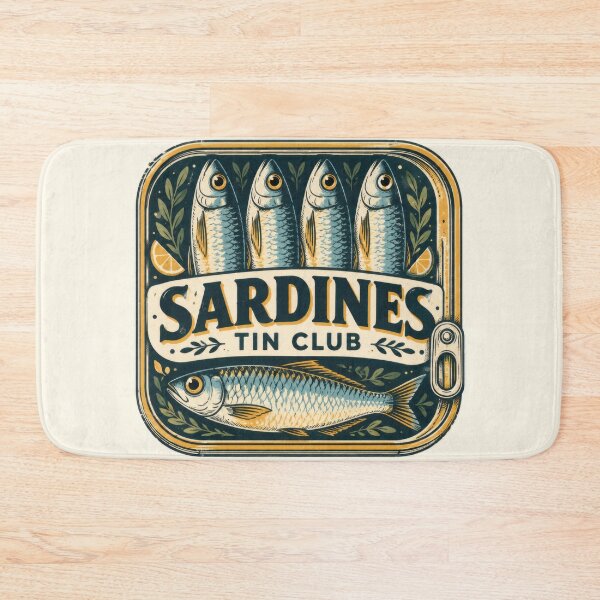 Item preview, Sardines Tin Club design with fish designed and sold by anytka.