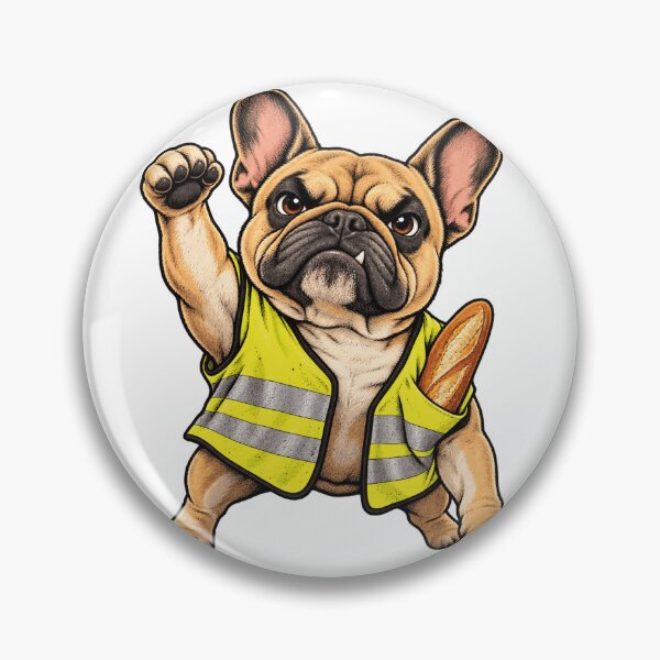 Item preview, Bulldog in a yellow vest – The people have dog designed and sold by Limmagin.