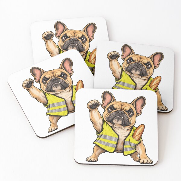 Item preview, Bulldog in a yellow vest – The people have dog designed and sold by Limmagin.