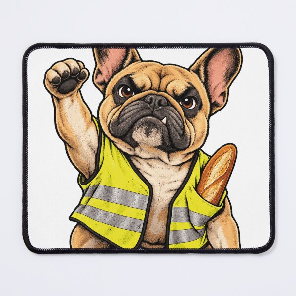 Item preview, Bulldog in a yellow vest – The people have dog designed and sold by Limmagin.