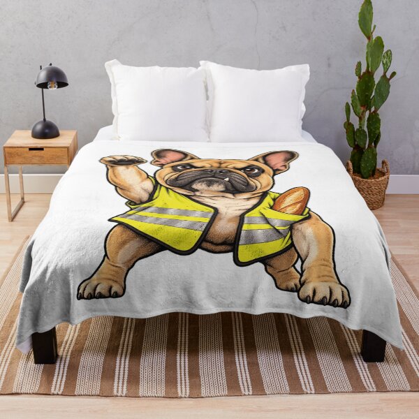 Item preview, Bulldog in a yellow vest – The people have dog designed and sold by Limmagin.