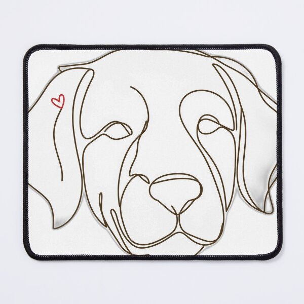 Item preview, Golden Retriever Minimalist Line Art designed and sold by Amazing Graphics.