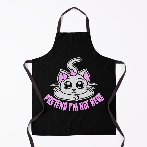 Item preview, Pretend i'm not here Funny Antisocial Cat Pet Girl Pretty designed and sold by shirt-o-mat.