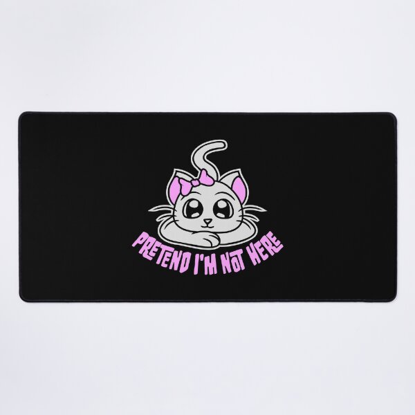 Item preview, Pretend i'm not here Funny Antisocial Cat Pet Girl Pretty designed and sold by shirt-o-mat.