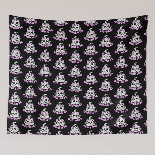 Item preview, Pretend i'm not here Funny Antisocial Cat Pet Girl Pretty designed and sold by shirt-o-mat.
