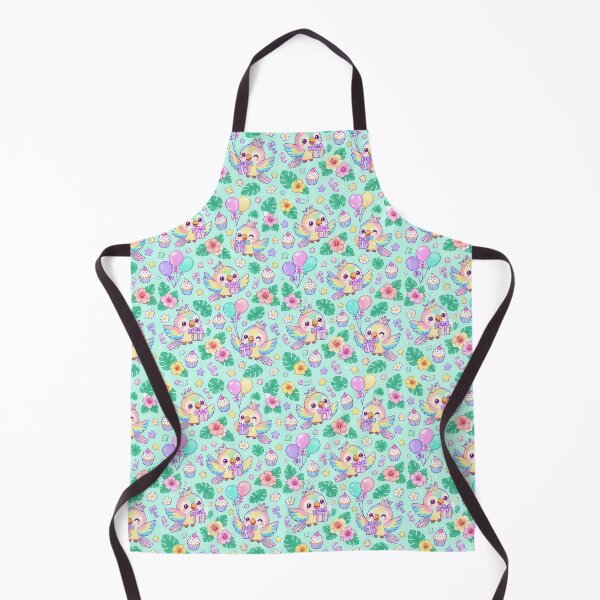 Item preview, Kawaii Birthday Baby Parrot Pastel Pattern designed and sold by Soft Berry Studio.