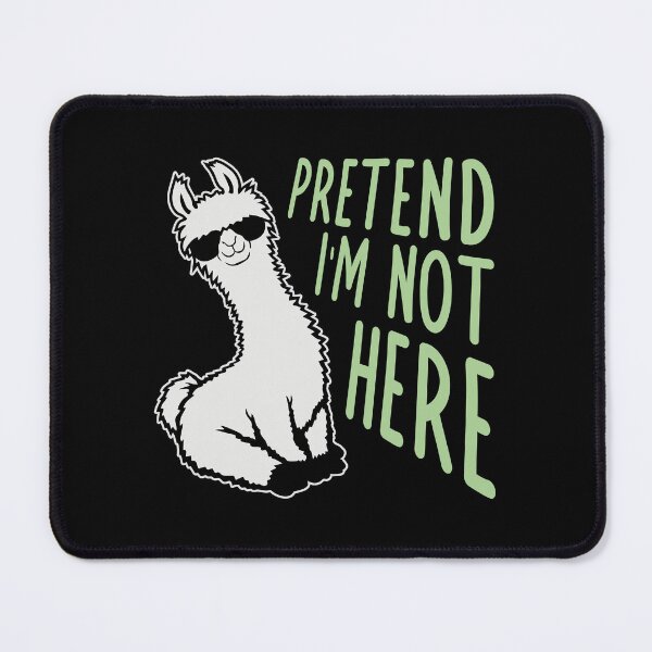 Item preview, Pretend i'm not here Funny Antisocial Llama Cool Sunglasses designed and sold by shirt-o-mat.