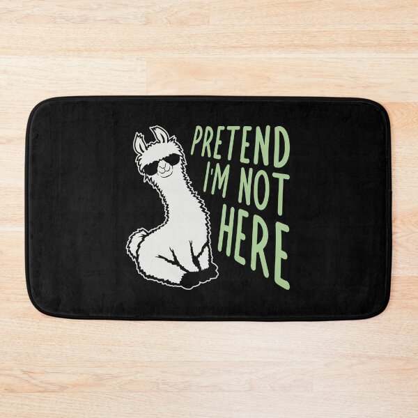 Item preview, Pretend i'm not here Funny Antisocial Llama Cool Sunglasses designed and sold by shirt-o-mat.
