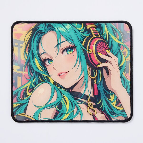 Item preview, Neon Beats – Anime DJ Girl designed and sold by Neo Edo Studio.