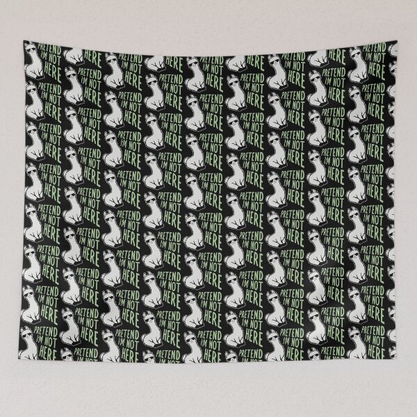 Item preview, Pretend i'm not here Funny Antisocial Llama Cool Sunglasses designed and sold by shirt-o-mat.