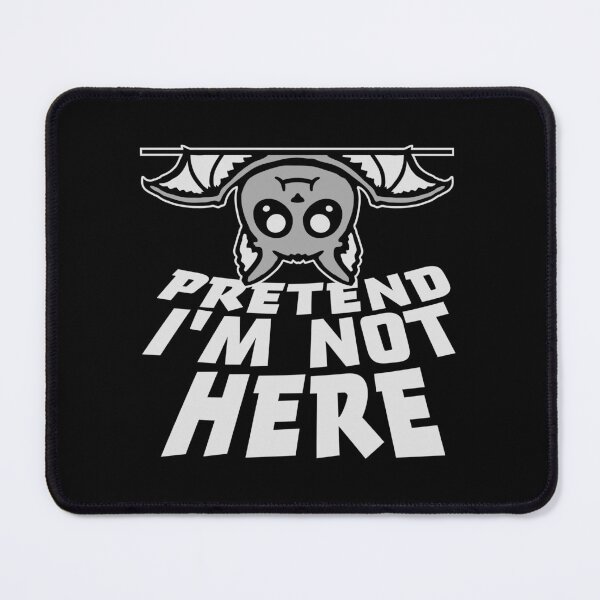 Item preview, Pretend i'm not here Funny Antisocial Cute Little Bat designed and sold by shirt-o-mat.