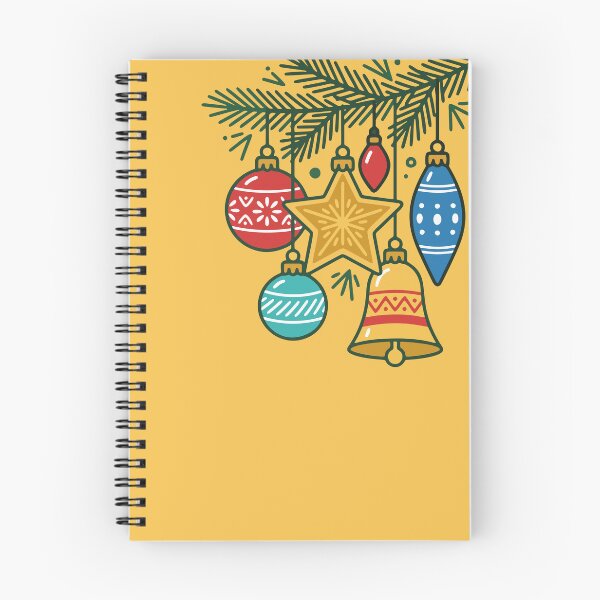 Item preview, Festive Christmas Tree Branch and Bauble Ornaments designed and sold by AIG - Andrei Ilie Graphics.