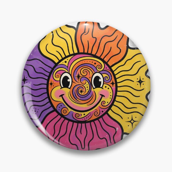 Item preview, Groovy Retro Smiley Flower designed and sold by Amazing Graphics.