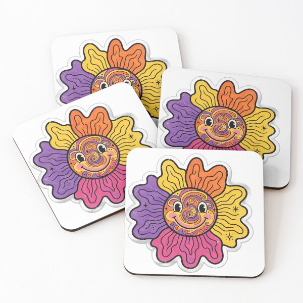 Item preview, Groovy Retro Smiley Flower designed and sold by Amazing Graphics.