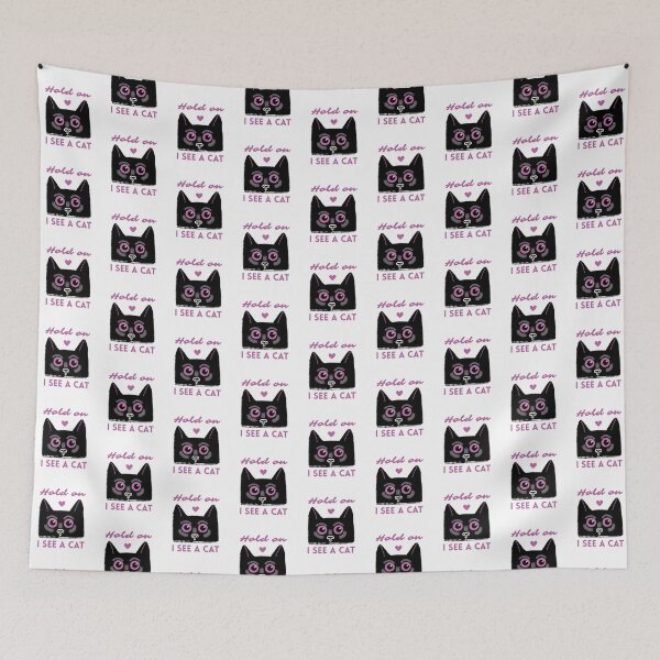 Item preview, Hold on I see a cat designed and sold by alczar.