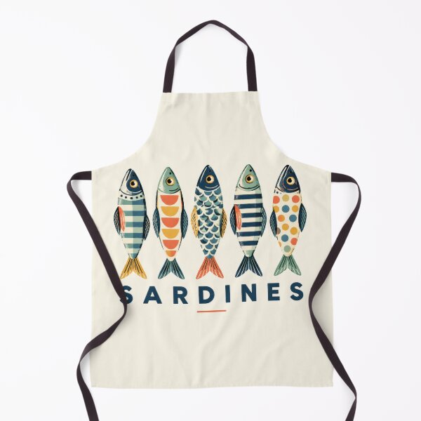 Item preview, Colorful sardine patterns designed and sold by anytka.