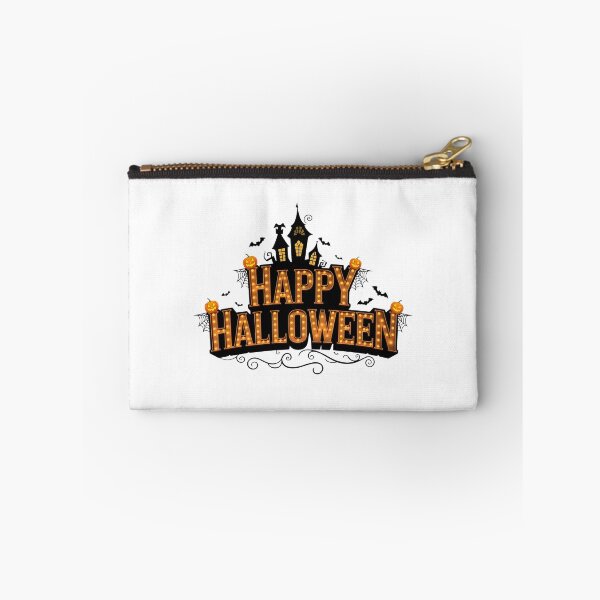 Item preview, Vintage Marquee Light Happy Halloween Sign with Haunted House designed and sold by interdesigner.