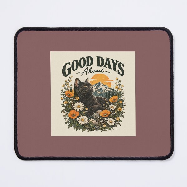 Item preview, Good Days Ahead Black Cat Flowers designed and sold by Casper9.