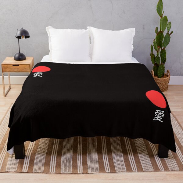 Item preview, minimalist Japanese sun ai love kanji white typography  designed and sold by stileepensieri.