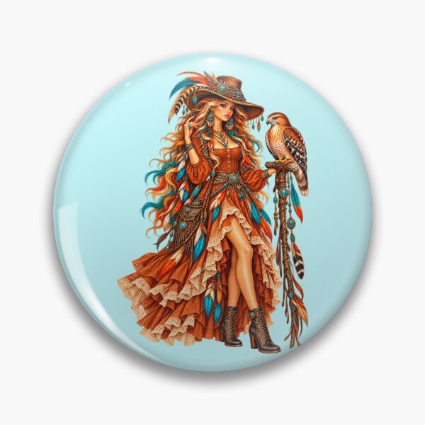 Item preview, The Wanderess of Ember And Turquoise 1 designed and sold by Dawne's Designs.