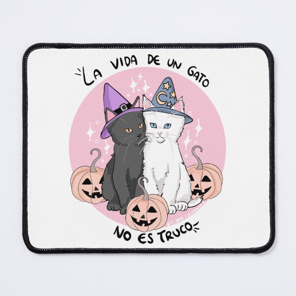 Item preview, A Cat's Life Is No Halloween Trick designed and sold by elgatoysuhumana.