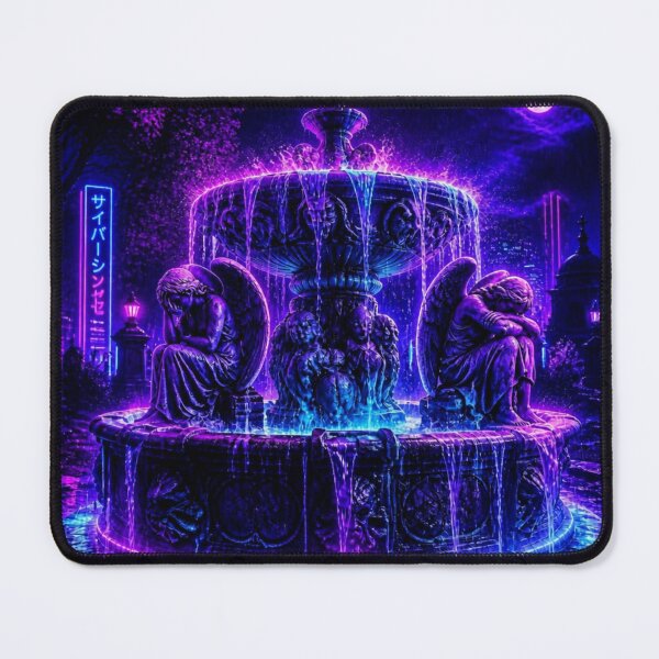 Item preview, Neo Gothic Cyberpunk Weeping Angel Fountain designed and sold by LazyDayzCo.