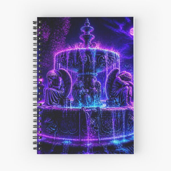 Item preview, Neo Gothic Cyberpunk Weeping Angel Fountain designed and sold by LazyDayzCo.