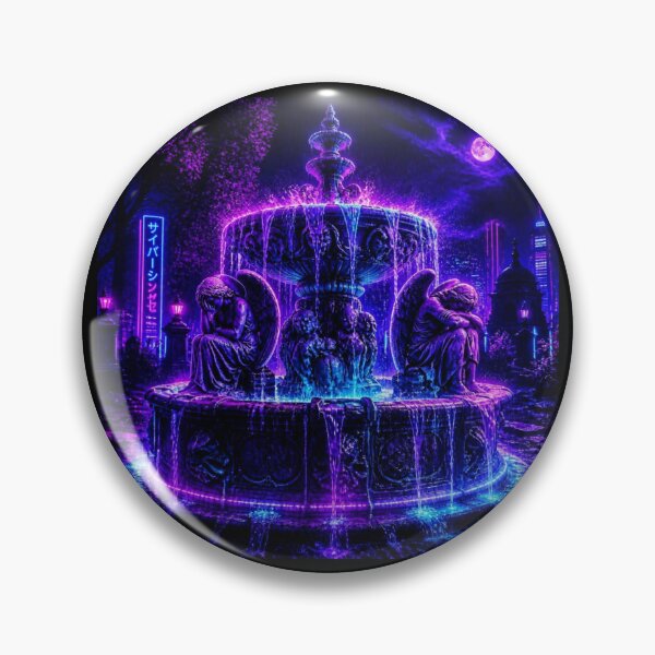 Item preview, Neo Gothic Cyberpunk Weeping Angel Fountain designed and sold by LazyDayzCo.