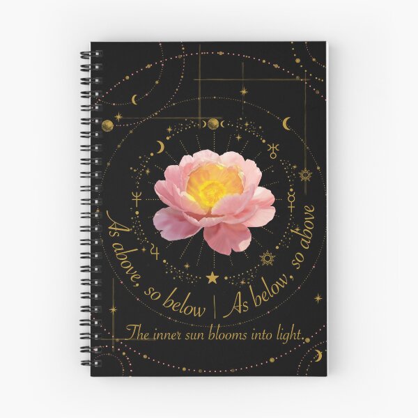 Item preview, Pink Celestial Peony Sun As Above So Below designed and sold by Floraphoria.
