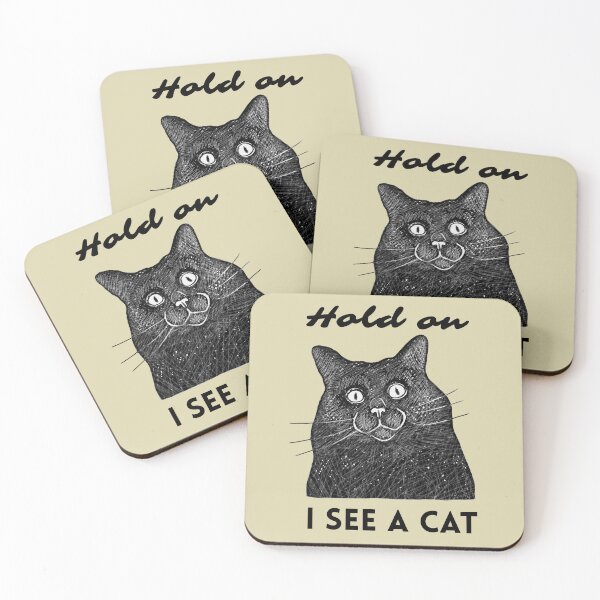Item preview, Hold on I see a cat designed and sold by alczar.
