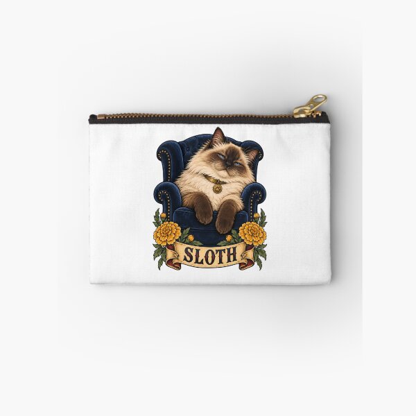 Item preview, Sloth Seven Deadly Sins Ragdoll Cat Armchair designed and sold by Old's Cool Cat Studio.