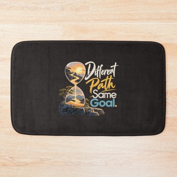 Item preview, Different Path Same Goal - Hourglass Landscape Motivational Graphic designed and sold by Ozyven-Creation.
