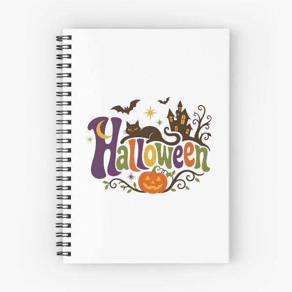 Item preview, Spooky Halloween Emblem with Haunted Castle and Flying Bats designed and sold by interdesigner.