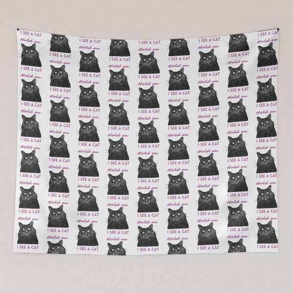 Item preview, Hold on I see a cat designed and sold by alczar.