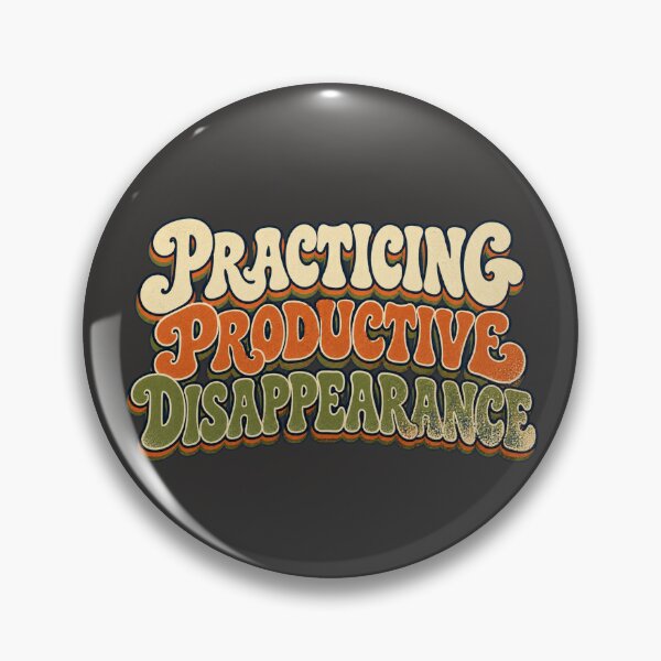 Item preview, Practicing Productive Disappearance – Retro Hobby Humor designed and sold by Golden Era Studio.
