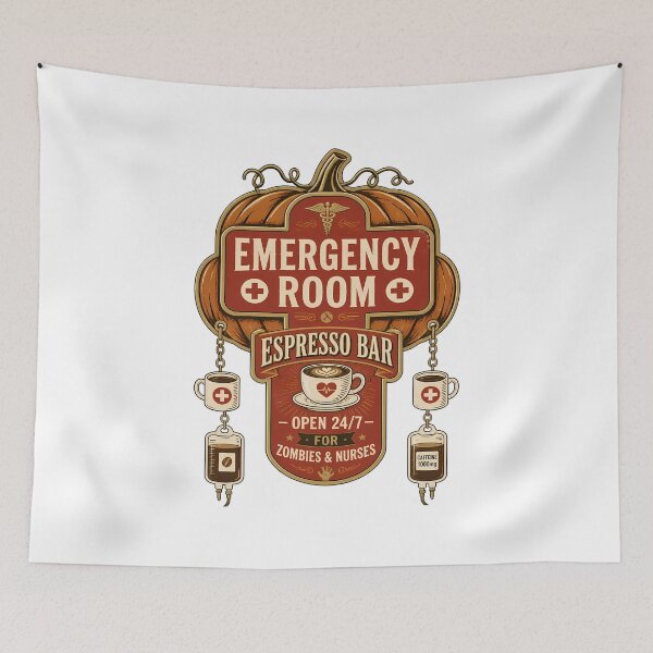Item preview, Emergency Room Espresso Bar – ER nurse coffee designed and sold by Art-Arcade6.