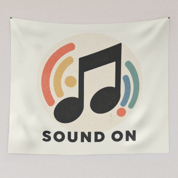 Item preview, Sound on button with design designed and sold by anytka.