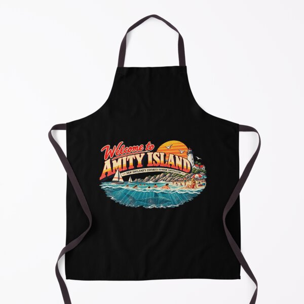 Item preview, Product Title: Welcome to Amity Island – Vintage Summer Tourist Poster designed and sold by DopeyRobot.