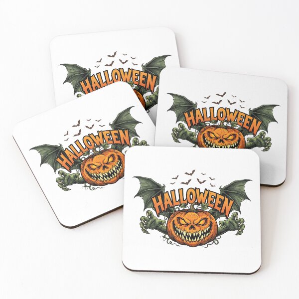 Item preview, Spooky Halloween Pumpkin Monster with Bat Wings and Claws    designed and sold by interdesigner.