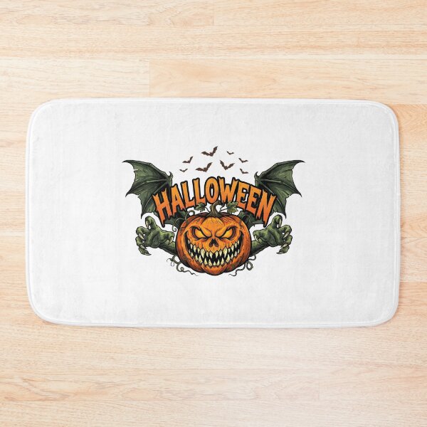 Item preview, Spooky Halloween Pumpkin Monster with Bat Wings and Claws    designed and sold by interdesigner.