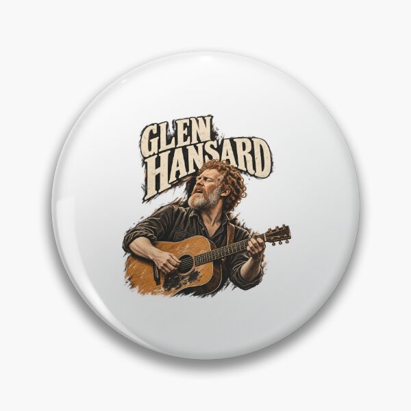 Item preview, Glen Hansard Acoustic Guitar Vintage Portrait designed and sold by Witcrafters.